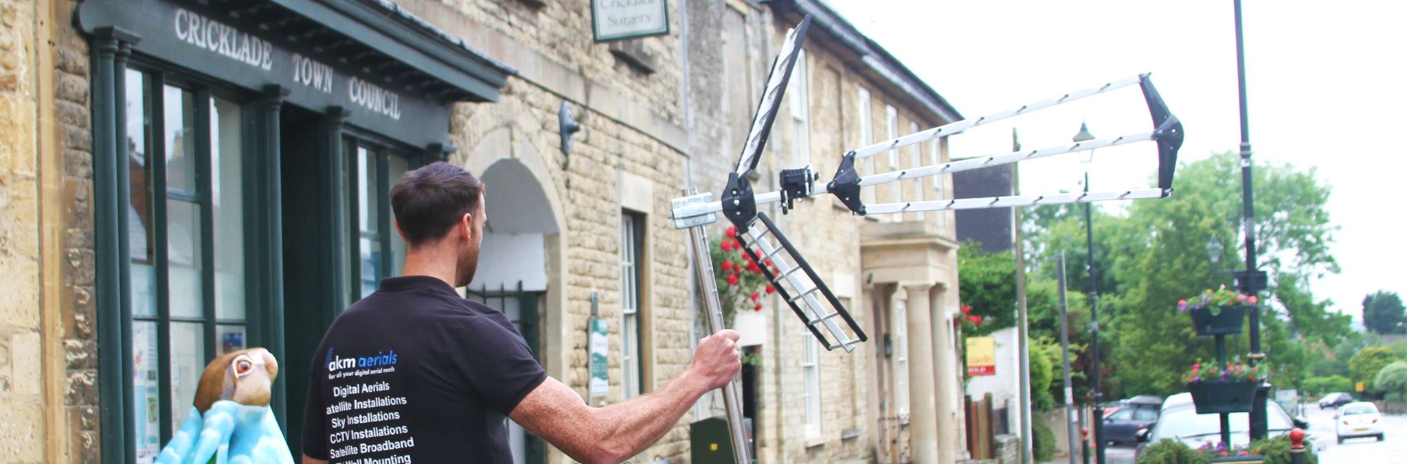 aerial installation Kemble